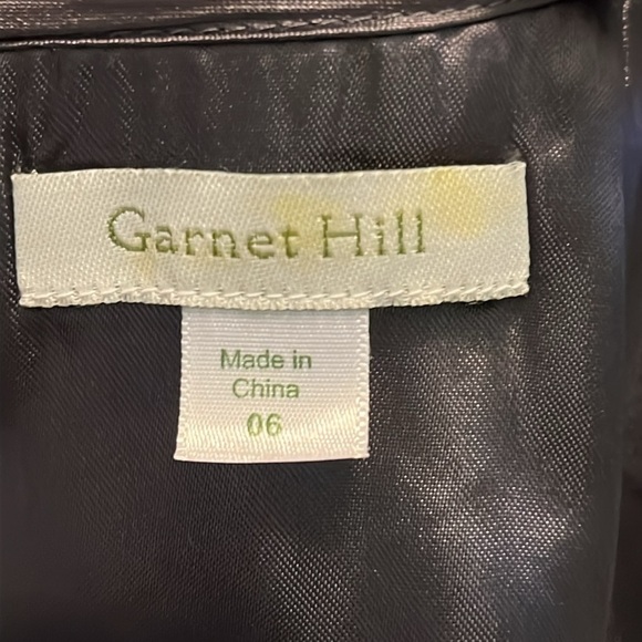 Garnet Hill Boheme Easy Lace Dress Gray 3/4 Sleeves Lined Fairy whimsigoth SZ 6 - Picture 4 of 10